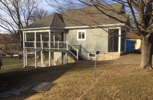Rushford Lake House | Newly built lakefront cottage directly on Rushford Lake