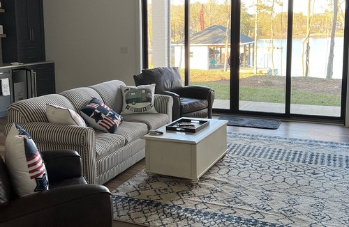 Union Hall House | Newly built large custom built lakefront house with private dock and a wet cove.