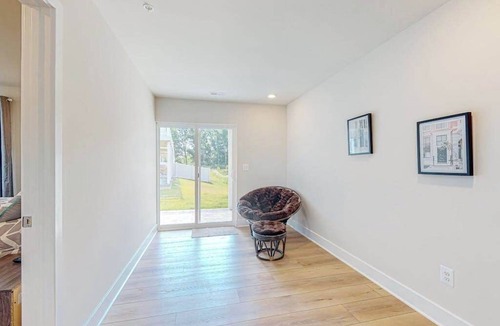 Ocean City Condo | Newly built row-end townhome with water view, pool access, patio, & balcony