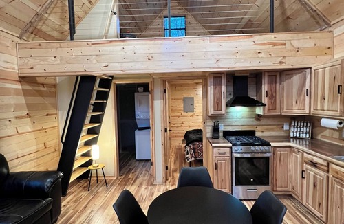 Nowata County Cabin | Newly Built Secluded Cabin w/Loft!