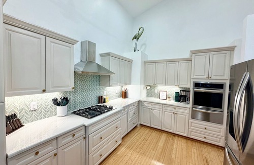 Bonita Springs House | Newly listed rental with brand new furniture/pool/hot tub/pool cage/paved patio