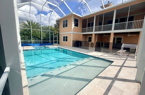 Bonita Springs House | Newly listed rental with brand new furniture/pool/hot tub/pool cage/paved patio
