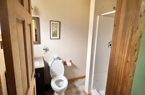 Cooke City-Silver Gate Hotel | Newly Remodeled Motel Room with 1 Queen Bed, Bathroom with shower. Mini Fridge, Coffee Maker. Situated close to the General Store in Silver Gate, MT