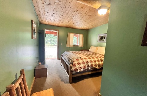 Cooke City-Silver Gate Hotel | Newly Remodeled Motel Room with 1 Queen Bed, Bathroom with shower. Mini Fridge, Coffee Maker. Situated close to the General Store in Silver Gate, MT