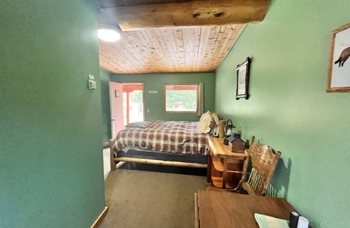 Cooke City-Silver Gate Hotel | Newly Remodeled Motel Room with 1 Queen Bed, Bathroom with shower. Mini Fridge, Coffee Maker. Situated close to the General Store in Silver Gate, MT