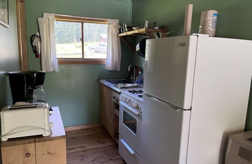 Cooke City-Silver Gate Hotel | Newly Remodeled Motel Room with 1 Queen Bed, Bathroom with shower. Full Kitchen. Situated close to the General Store in Silver Gate, MT