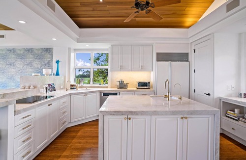 Kaupulehu Condo | Newly renovated Hualalai Palm Villa -15th hole - 2 Golf Carts