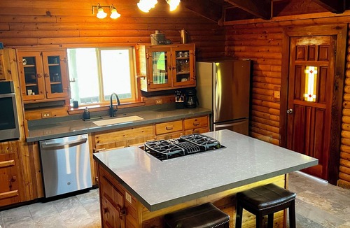 Penn Valley Cabin | Newly Renovated Log Cabin. Private Bass Fishing Pond on 10 Acres