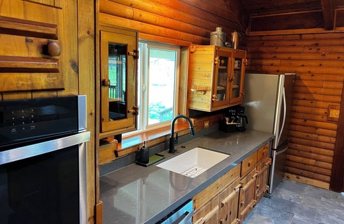 Penn Valley Cabin | Newly Renovated Log Cabin. Private Bass Fishing Pond on 10 Acres