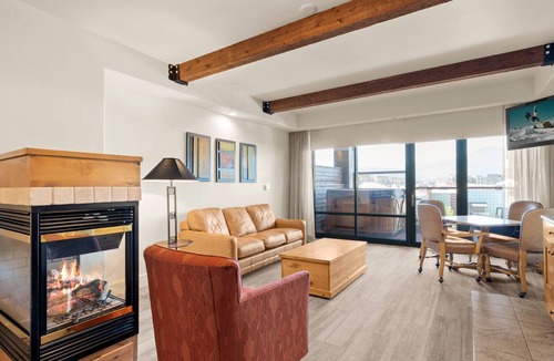 Kimball Junction Condo | Newpark 306-A | Private Hot Tub | Kitchenette | Olympic Park & Mtn View | Fireplace | Pool & Hot Tub