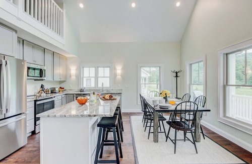 Warm Springs House | Next to the Springs! Bright + Modern Getaway Cottage Getaway