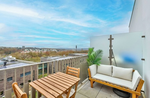 Torcy Apartment | Nice 1BR flat with lovely terrace and parking