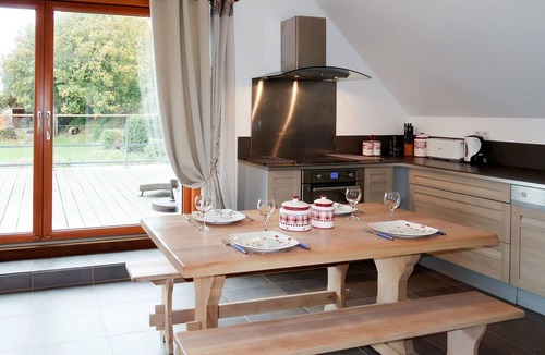 Saint-Michel-en-Greve Apartment | Nice apartment for 4 guests with pool, WIFI, TV and patio