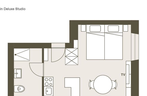 Ennetbaden Apartment | Nice apartment for 2 people with A/C, WIFI, TV and pets allowed