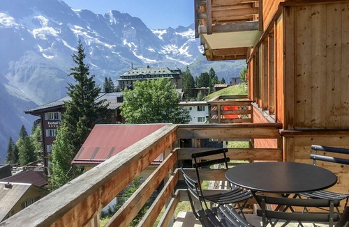 Murren Apartment | Nice apartment for 10 people with WIFI, TV and balcony