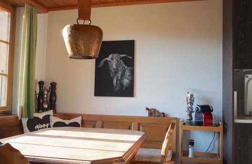 Saanen Apartment | Nice apartment for 2 people with WIFI, TV and pets allowed