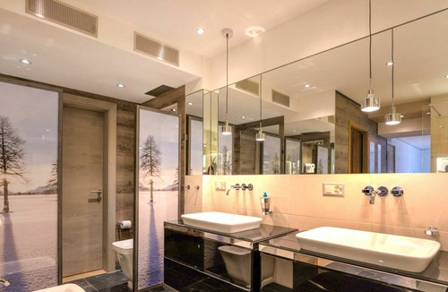 Sankt Moritz-Bad Apartment | Nice apartment for 4 guests with WIFI, TV, terrace, pets allowed, panoramic view and parking