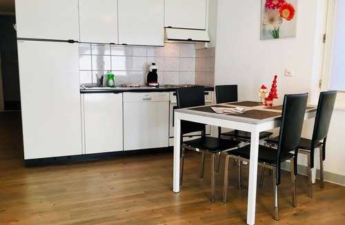 Saas-Balen Apartment | Nice apartment for 4 people with WIFI, TV, balcony and pets allowed
