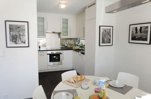 Samedan Apartment | Nice apartment for 4 guests with WIFI, TV, balcony and pets allowed