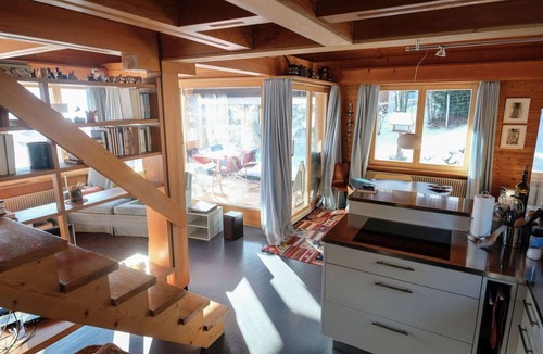 Zweisimmen Apartment | Nice apartment for 4 guests with WIFI, balcony and pets allowed