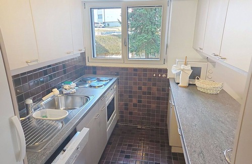 Laax Apartment | Nice apartment for 4 guests with pool, WIFI, TV, balcony and panoramic view