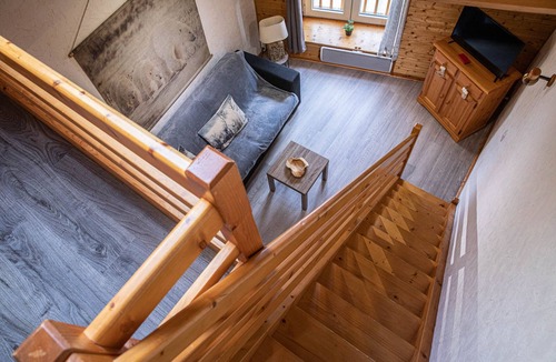 Cauterets Apartment | Nice chalet style duplex in the center of Cauterets quiet and bright