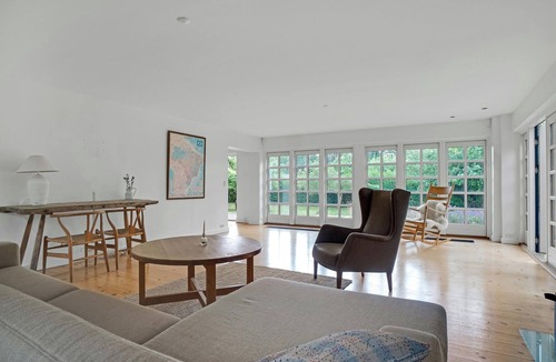 Rrvig House | Nice cottage with wood stove and idyllic garden, close to wonderful sandy beach.