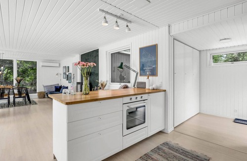 Oster Somarken House | Nice home in Aakirkeby with sauna