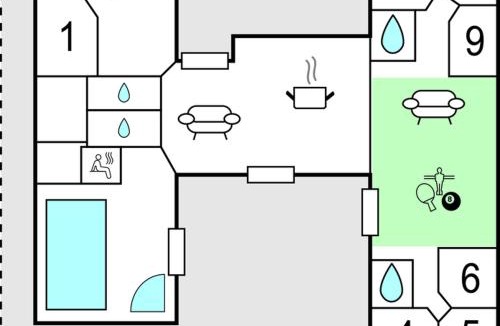 Fjellerup Strand House | Nice Home In Glesborg With Kitchen