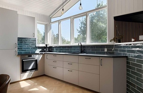 Helberskov Strand House | Nice home in Hadsund with sauna