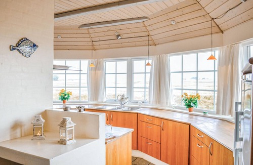 Vrist Strand House | Nice home in Harboøre with kitchen