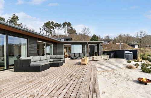 Knebel House | Nice home in Knebel with sauna
