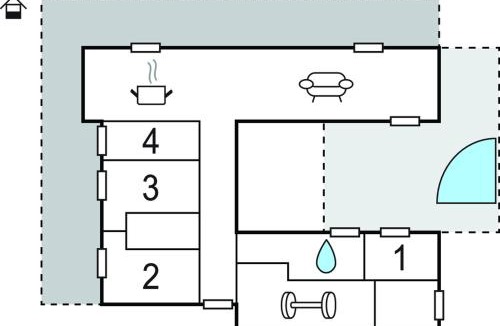 Knebel House | Nice Home In Knebel With Wifi