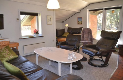 Houstrup House | Nice home in Nørre Nebel with sauna