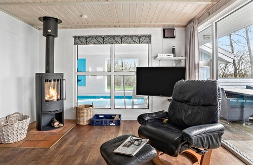 Lonne Hede House | Nice home in Nørre Nebel with sauna