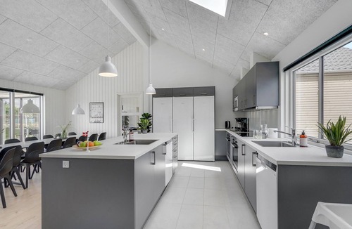 Houstrup House | Nice home in Nørre Nebel with sauna