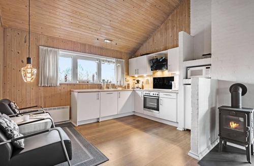 Houstrup House | Nice home in Nørre Nebel with sauna