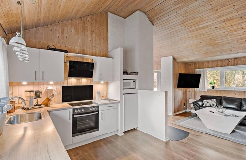 Houstrup House | Nice home in Nørre Nebel with sauna