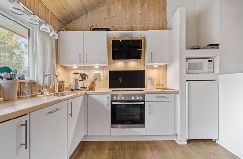 Houstrup House | Nice home in Nørre Nebel with sauna