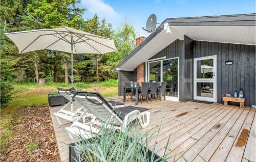 Klegod Strand House | Nice Home In Ringkøbing With Wifi