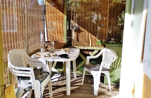 Sorbo-Ocagnano Ski Chalet | Nice shaded wooden chalet