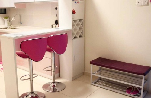 Sekudai Condo | Nice theme homestay with pink colour