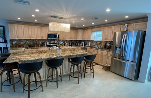 Cutthroat Harbor Estates House | Night jasmine oceanfront vacation house