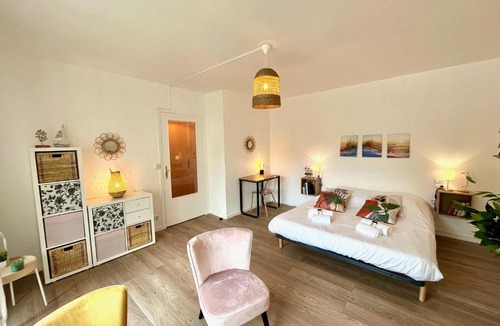 Le Beau Site Apartment | Nihal, Studio proche Zenith avec parking et balcon