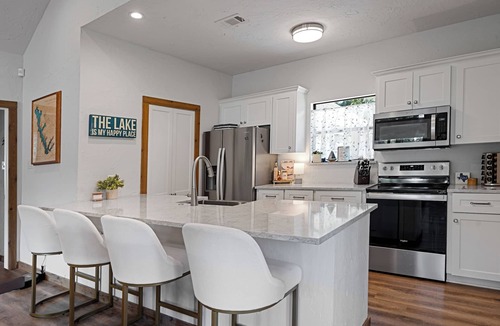 Leisure Land House | nLakefront Oasis Dock + Patio + Blackstone