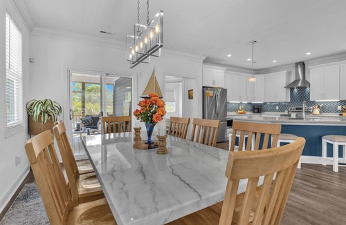 Tranquil Harbour House | No Egrets: Stylish Home With Pool, Upscale Kitchen/Dining and More!