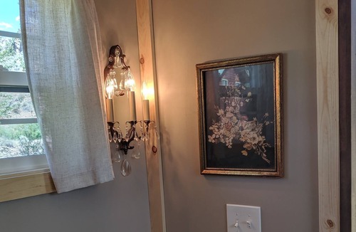 Salmon Bed & Breakfast | No Fees! Riverfront Blue Gypsy Wagon on Mini-Donkey Ranch!