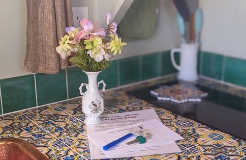 Salmon House | No Fees! Riverfront Gypsy Wagon on Mini Donkey Ranch!