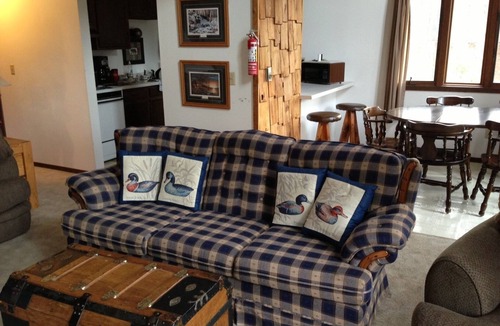 Stambaugh Ski Chalet | Nordic Haus chalet nestled in the serene woods of Ski Brule Village