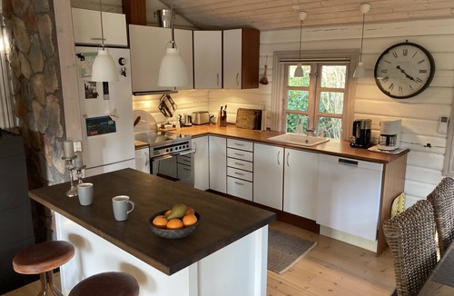 Hornbaek House | Nordic vibe in log cabin by Hornbæk